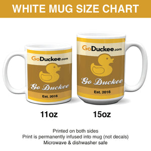 Couple, Touch Your Butt, Personalized Mug, Gift For Couple - Coffee Mug - GoDuckee