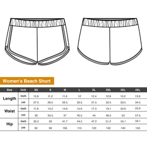 Personalized Couple Beach Shorts mẫu (làm theo template + bảng size Gary/Fairy) - Beach Shorts - GoDuckee