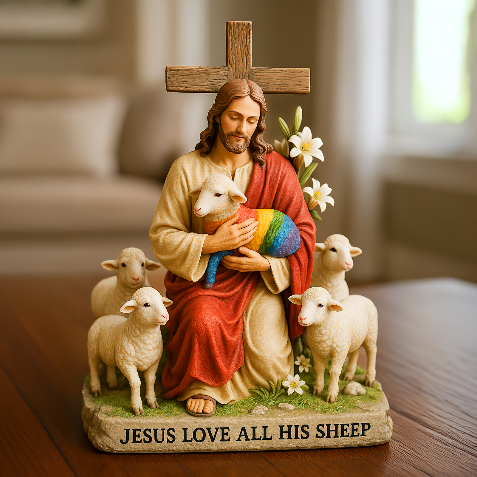 LGBT Jesus Supporter Acrylic Plaque - Gifts For LGBT+ 05HUPU130525 - Shaped Plaques - GoDuckee