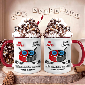 Personalized Gifts For Ice Hockey-loving Couple Coffee Mug 02hupu221124 - Coffee Mug - GoDuckee