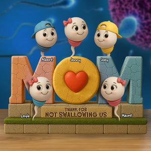 Mom Plaque- Personalized Gift For Mother 05OHLU160425 - Shaped Plaques - GoDuckee