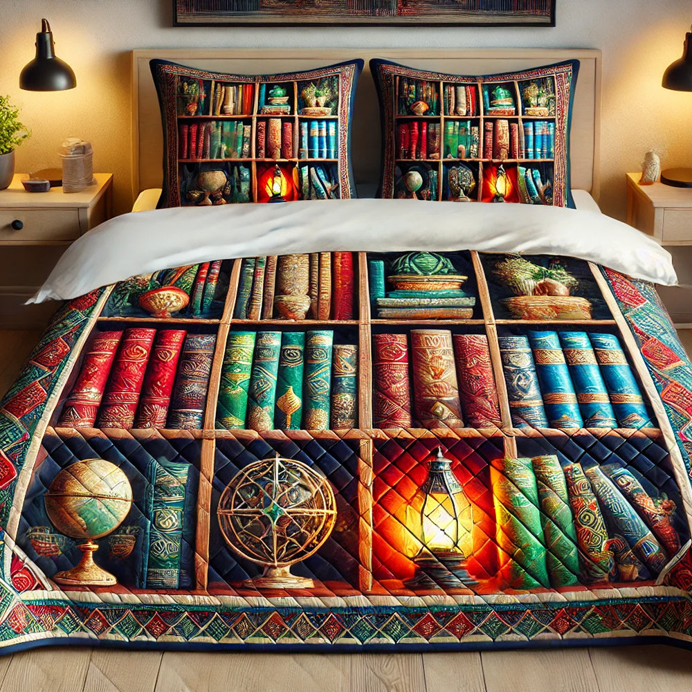 Gifts For Book Lover Quilt Bed Set 02TODT230125 - Blanket - GoDuckee