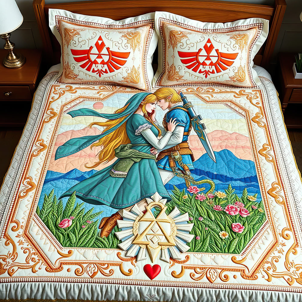 Gifts For Adventure Game Loving Couple Lover Quilt Bed Set 01qhdt230125 - Blanket - GoDuckee