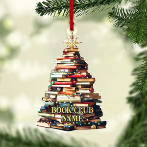 Personalized Gifts For Book Lovers Christmas Ornament 10ACXX240924 - Ornament - GoDuckee