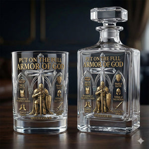 Armor of God Decanter Set - Personalized Gift For Christian 05pamg260226 - Bottle - GoDuckee