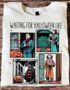 Gifts For Fan Shirt 40acxx050824 Waiting For Halloween Like - Shirts - GoDuckee