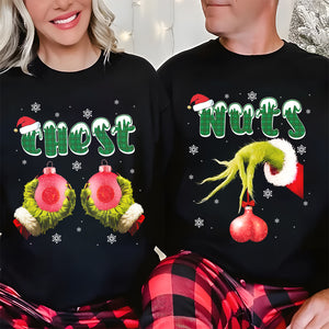 Gift For Couple Christmas Shirt Nuts Chest 01OHMH250924 - Shirts - GoDuckee