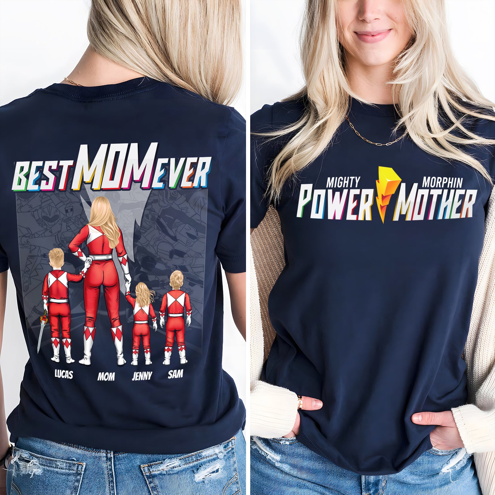 Personalized Gifts For Mom Shirt 01HUTI230424HH Mother's Day GRER2005 - 2D Shirts - GoDuckee