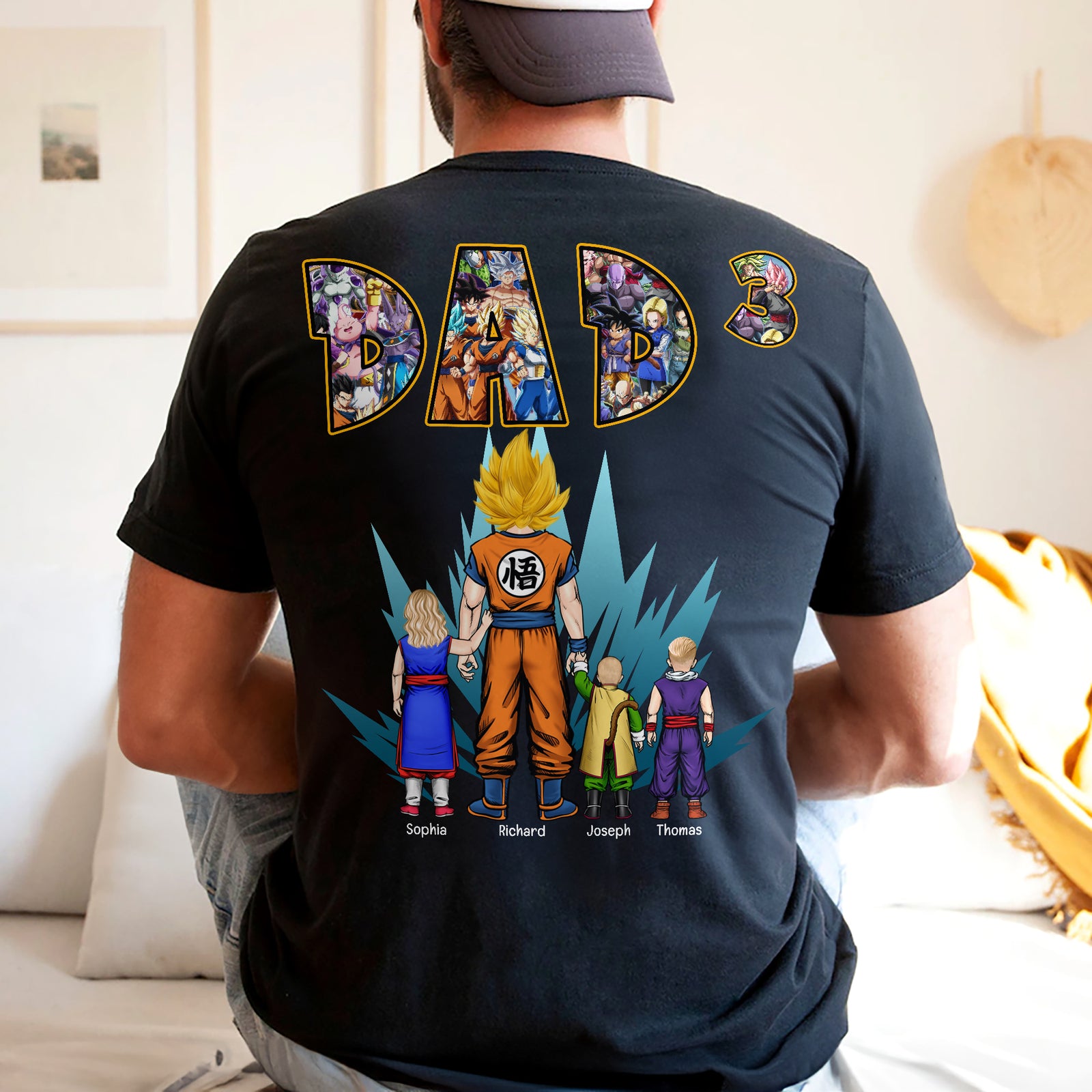 Super Dad 3, Personalized 07QHQN301123HH Shirt, Gift For Dad - Shirts - GoDuckee