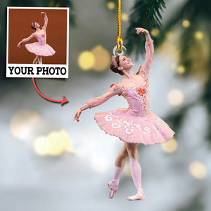 Custom Photo Gifts For Ballerina, Upload Ballet Photo Christmas Ornament 37pgxx290824 - Ornament - GoDuckee