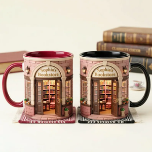 Custom Bookstore Mug - Personalized Coffee Mug - Book Lover Gifts - Coffee Mug - GoDuckee
