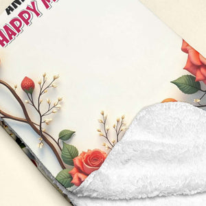 Personalized Gift For Mom Blanket Bloom Flowers 04KALU080125 - Blanket - GoDuckee
