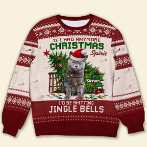 Custom Photo Gifts For Pet Lovers Christmas Ugly Sweater 04HULU011124 - Ugly Christmas Sweater - GoDuckee