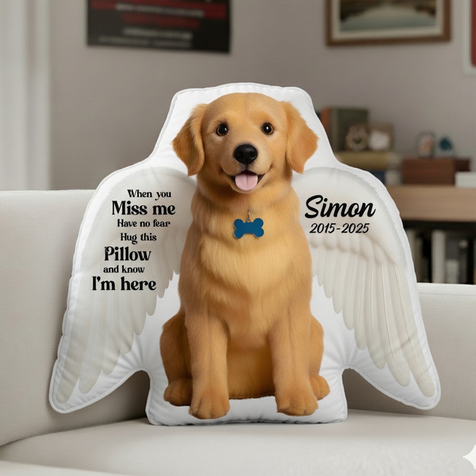 Dog Memorial Custom Photo Gifts For Dog Lovers 02HYLU141125 - Pillow - GoDuckee