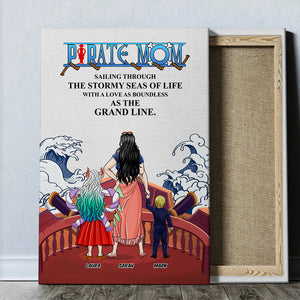 Personalized Gifts For Mom Canvas Print Pirate Dad 032TOTH210324PA - Canvas Print - GoDuckee