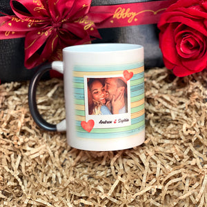 Gift For Couples, Universary Personalized Photo Magic Mug 06HUDT311222 - Magic Mug - GoDuckee