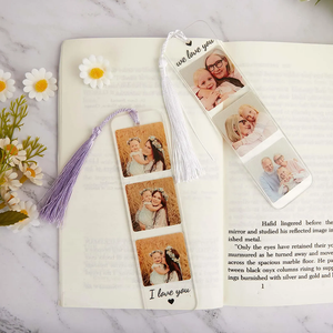 Custom Photo Bookmark With Colorful Tassel - Personalized Book Lover Gifts - Bookmarks - GoDuckee