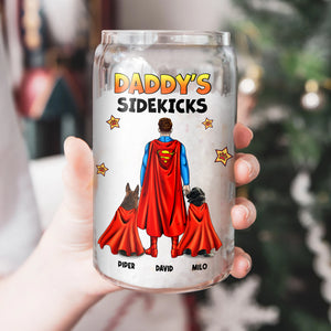 Personalized Gifts For Dad Glass Can 02NAPU050424PA Father's Day - Drinkware - GoDuckee