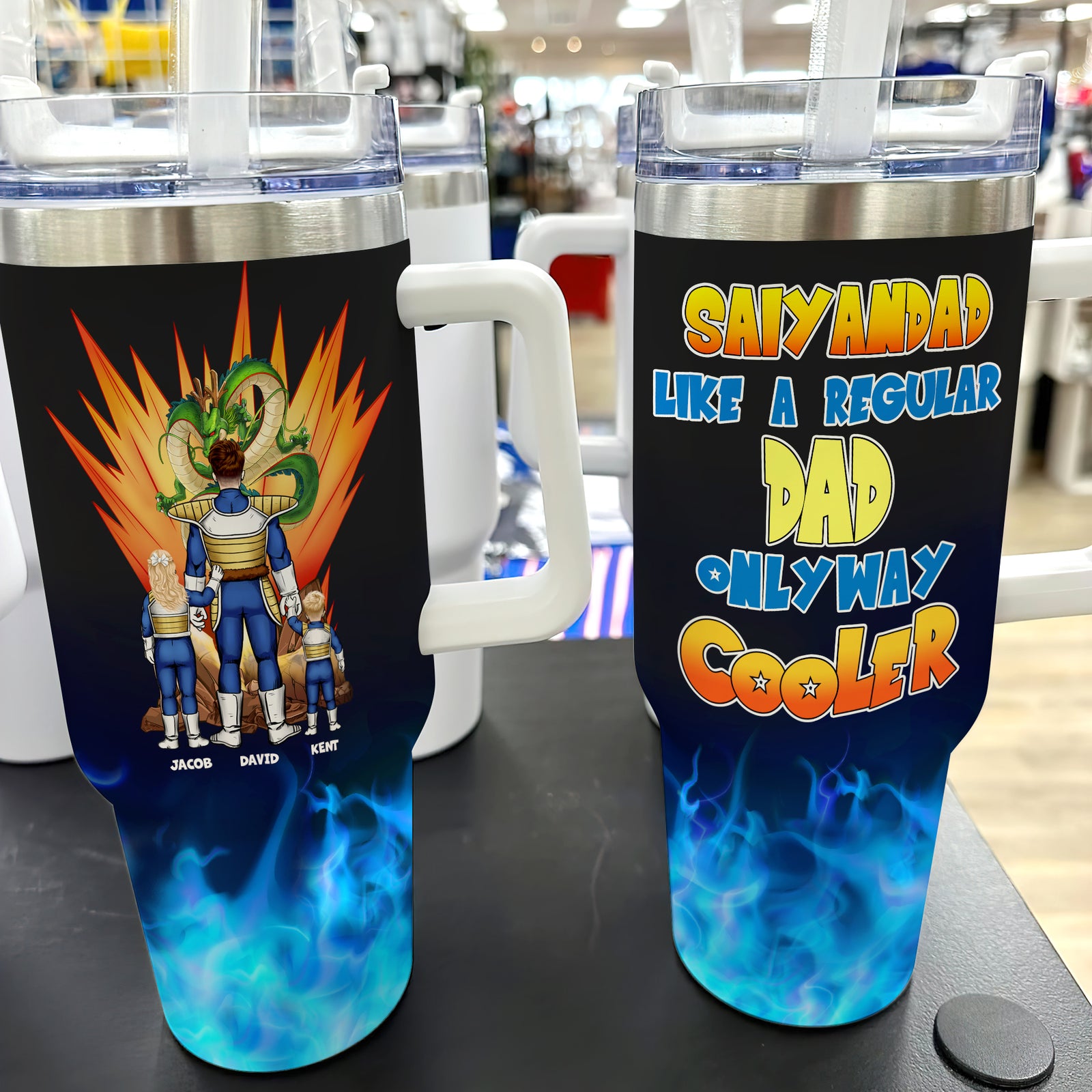 Personalized Gifts For Dad Tumbler 03TOPU280324HH Father's Day - Tumbler Cups - GoDuckee
