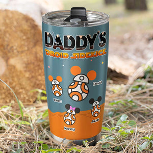 Personalized Gifts For Dad Tumbler Daddy's Sidekicks 03kapu290224 - Tumbler Cups - GoDuckee