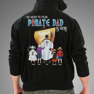 Personalized Gifts For Mom Shirt No Need To Fear Pirate Mom Is Here 03HUPU030424PA - 2D Shirts - GoDuckee