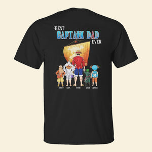 Personalized Gifts For Dad Shirt Best Captain Dad Ever 042hupu230324pa - 2D Shirts - GoDuckee