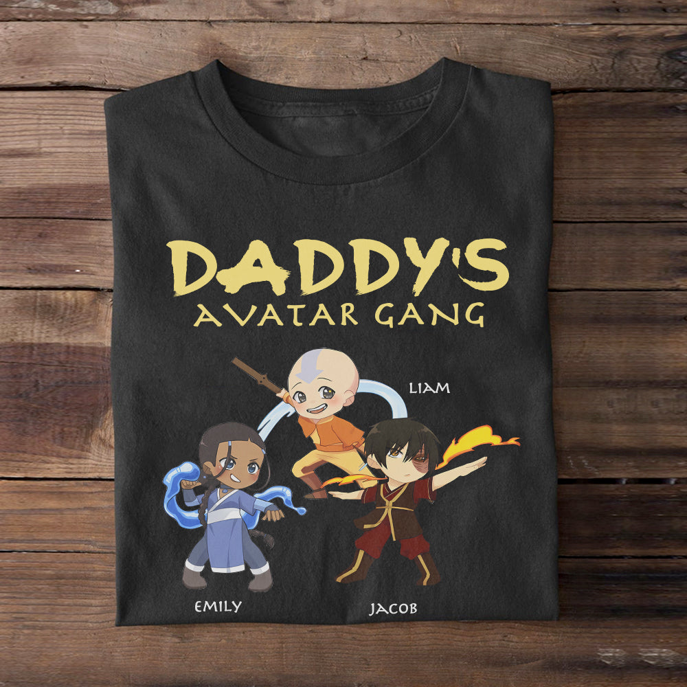 Personalized Gifts For Dad Shirt Daddy's Gang 03htpu270224 - 2D Shirts - GoDuckee