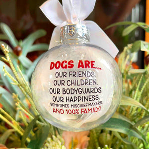 Christmas Gift For Dog Lover, Personalized Custom Photo Memorial Ornament - Ornament - GoDuckee