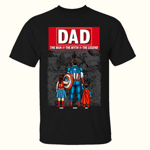 The Hero Dad Shirt - Personalized Gifts For Dad 02NALU270525PA - Shirts - GoDuckee