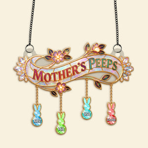 Cute Little Peeps Suncatcher - Personalized Gift For Grandma/Mom 01KIMG250326 - Ornament - GoDuckee