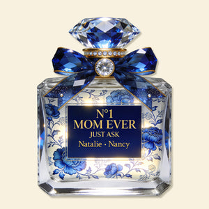 Toile de Jouy Mom Perfume Acrylic Plaque - Personalized Gifts For Mother's Day Plaque 02PGMG110326 - Shaped Plaques - GoDuckee