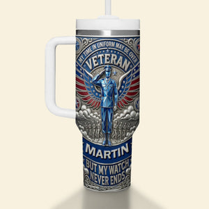 Veteran Proud Tumbler - Personalized Gifts For Veterans 05pamg100326 - Tumbler Cup - GoDuckee