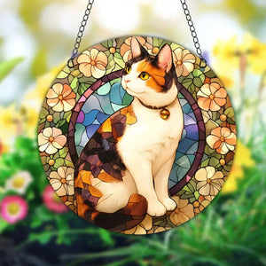 Cat Acrylic Suncatcher Hanging Ornament 10ACXX270824 - Ornament - GoDuckee