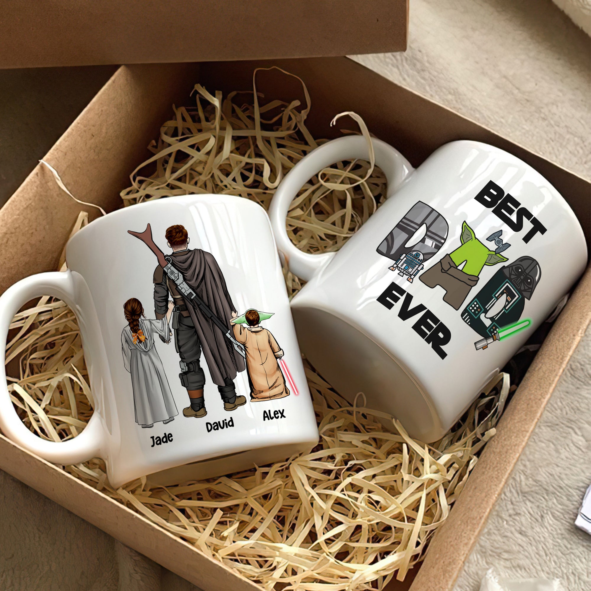 The Best Dad Gift Father's Day 04HUHN240423HH White Mug - Coffee Mug - GoDuckee