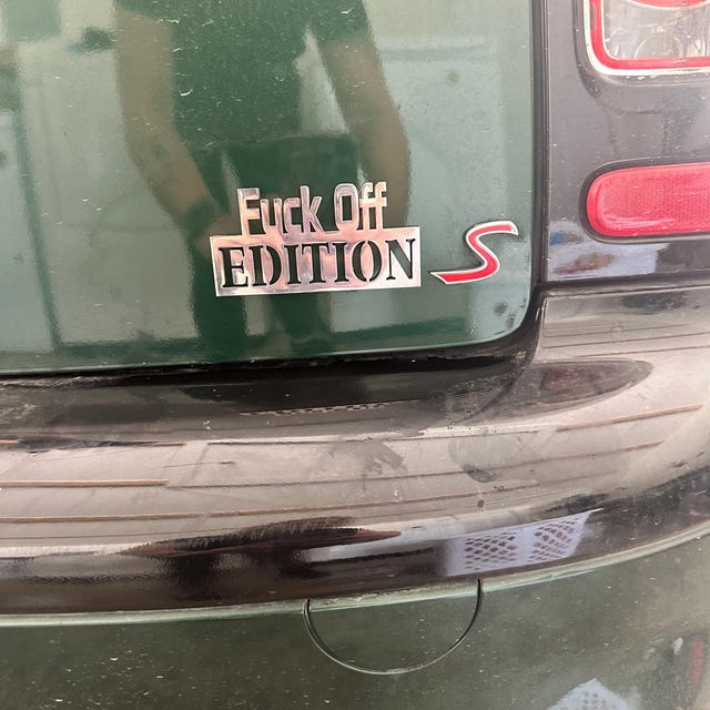 F**k Off Edition Car Emblems With Double-sided Adhesive Tape - Emblems - GoDuckee