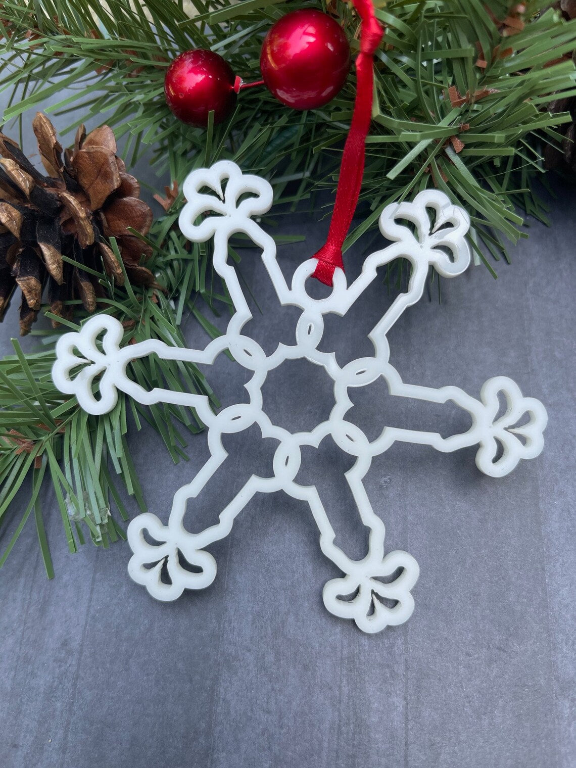 Personalized Gifts For Husband Christmas Ornament Penis Dick Snowflake - Ornament - GoDuckee