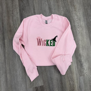 Glitter Embroidered Sweatshirt - Gift for Wick 237acxx260824 - Shirts - GoDuckee