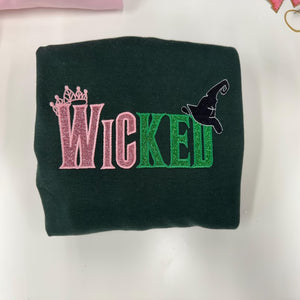 Glitter Embroidered Sweatshirt - Gift for Wick 237acxx260824 - Shirts - GoDuckee