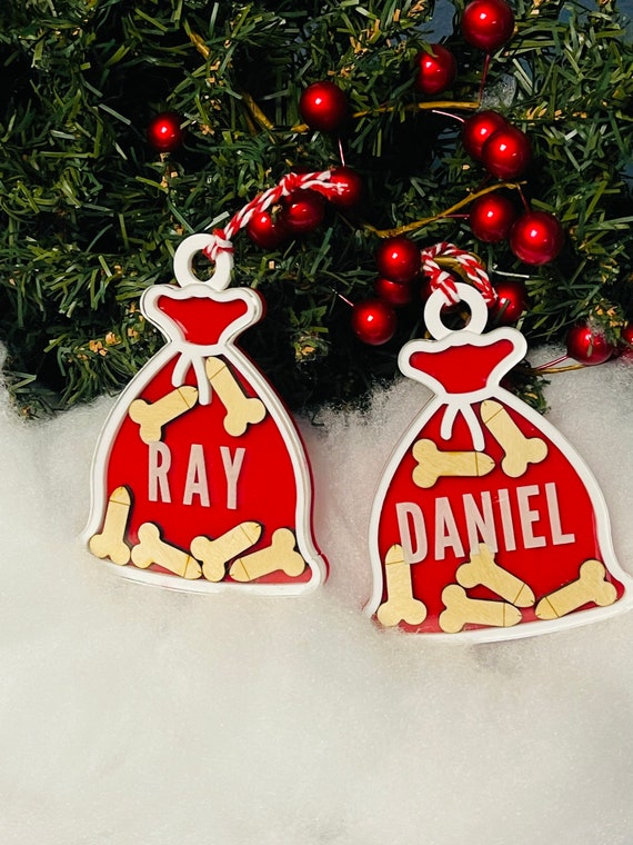 Personalized Gifts For Husband Shaker Ornament Funny Bag of D*cks Santa Sack - Ornament - GoDuckee