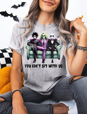 Gift For Halloween Shirt 10ACXX040924 You Can't Sit With Us - Shirts - GoDuckee