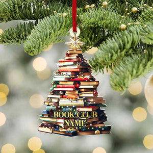 Personalized Gifts For Book Lovers Christmas Ornament 10ACXX240924 - Ornament - GoDuckee