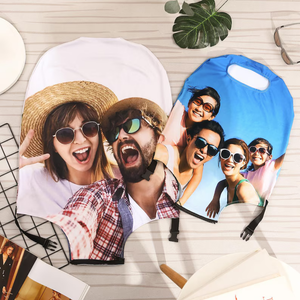 Custom Photo Luggage Cover Funny Face Gift For Upcoming Trips - Luggage Covers - GoDuckee