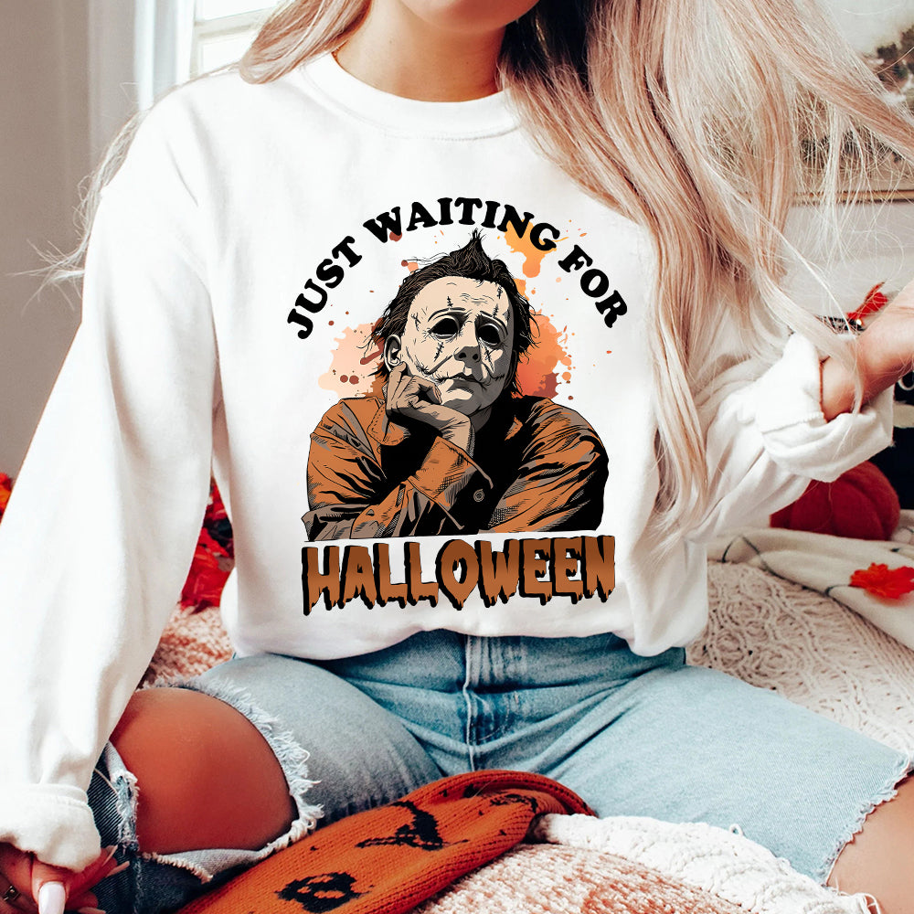 22acxx050824 Shirt Waiting For Halloween - Shirts - GoDuckee