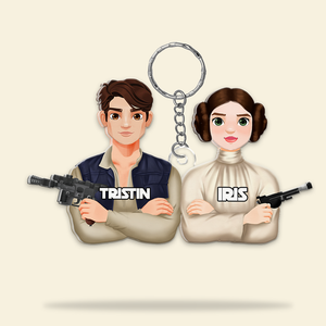 Personalized Gifts For Couple Keychain 03QHHU121224HG - Keychains - GoDuckee