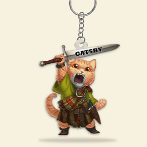 Personalized Gifts For Cat Lover Keychain 02QHHU171224 - Keychains - GoDuckee