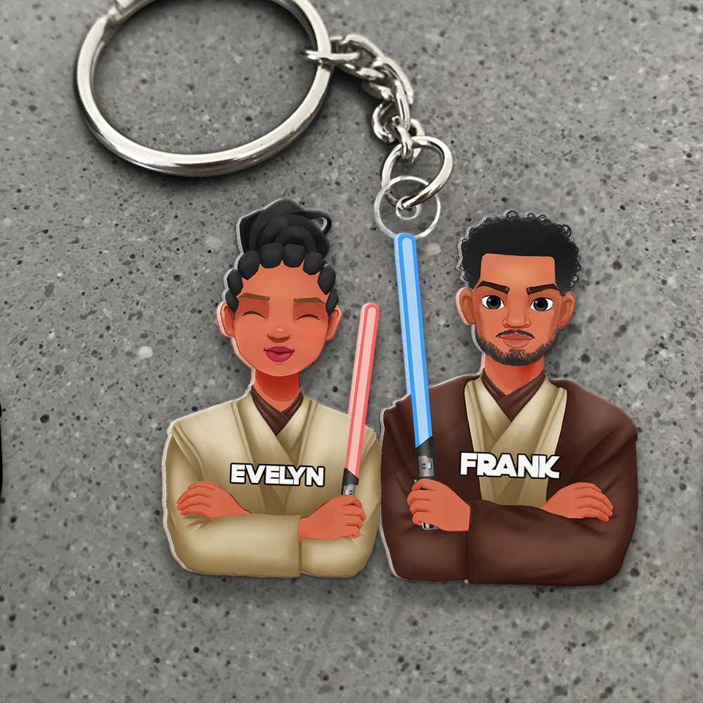 Personalized Gifts For Couple Keychain 03QHHU121224HG - Keychains - GoDuckee