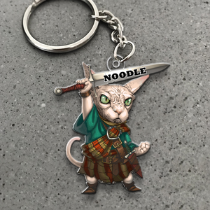 Personalized Gifts For Cat Lover Keychain 02QHHU171224 - Keychains - GoDuckee