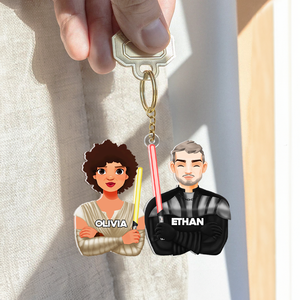 Personalized Gifts For Couple Keychain 03QHHU121224HG - Keychains - GoDuckee