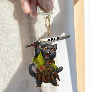 Personalized Gifts For Cat Lover Keychain 02QHHU171224 - Keychains - GoDuckee