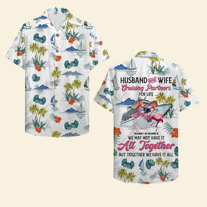 Personalized Couple Hawaiian Shirt (New) - Hawaiian Shirts - GoDuckee